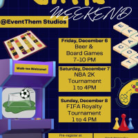 Game Weekend @ EventThem Studios thumbnail