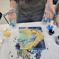 Sip & Paint #pourart @Trillium Brewery in Canton  thumbnail