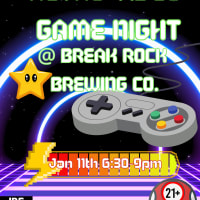 Retro Video Game Night @ Break Rock Brewing Co. thumbnail