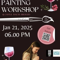 Wine Glass Painting @ Castle Island (South Boston) thumbnail