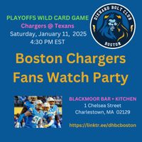 Chargers Fans Wildcard Playoff Game Watch Party Saturday thumbnail