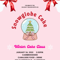 Snow globe Cake Decorating Class  thumbnail