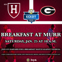 Breakfast at Murr: Men's Tennis - #23 Harvard vs. Georgia thumbnail