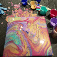 Early Valentine's Make Pour Choices™ make your own Canvas + 2pc. Coaster thumbnail