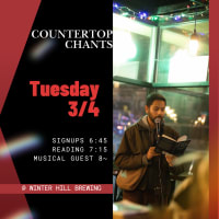 Countertop Chants Poetry Open Mic: March thumbnail