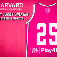 Jersey Giveaway at Harvard Women's Basketball! thumbnail