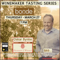 Winemaker Series: Oskar Bynke Hermann Wiemer at Bonde Fine Wine Shop thumbnail