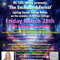 19-Piece Compaq Big Band w/ Vocalist Elizabeth Embser at BC Full Swing *FREE* 'Enchanted Forest' Spring Social Dance thumbnail