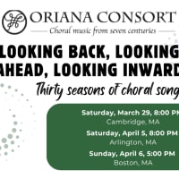 The Oriana Consort Presents: Looking Back, Looking Forward, Looking Inward thumbnail