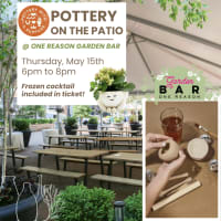 Pottery on the Patio at One Reason Garden Bar! thumbnail