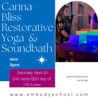 Canna Bliss Restorative Yoga and Sound Bath thumbnail