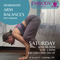 Yoga Arm Balance Workshop thumbnail
