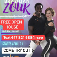 Free Open House: Beginner Brazilian Zouk thumbnail