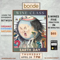 Wine Class: Earth Day 2025 - Learn the difference between Organic, Natural, Sustainable, Biodynamic, and Regenerative thumbnail
