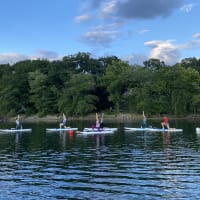 Stand Up Paddleboard Yoga Jamaica Pond thumbnail