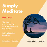 Simply Meditate - 1st and 3rd Thursdays @ 6:30pm thumbnail