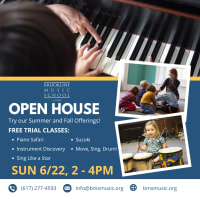Brookline Music School Open House thumbnail