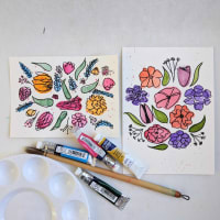Watercolor Stationary  thumbnail
