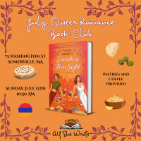 All She Wrote July Queer Romance Book Club: LAVASH AT FIRST SIGHT thumbnail