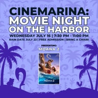 CINEMARINA: An Outdoor Movie Night on Boston Harbor thumbnail