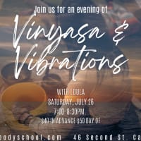 Vinyasa and Vibrations Yoga Workshop thumbnail