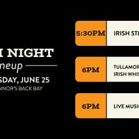 Irish Night at MJ O'Connor's Back Bay thumbnail