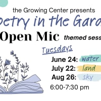 Poetry in the Garden Open Mic thumbnail