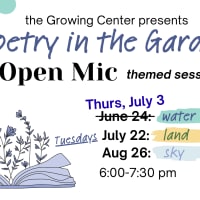 Poetry in the Garden Open Mic thumbnail