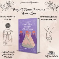 All She Wrote Presents August Queer Romance Book Club: DON'T WANT YOU LIKE A BEST FRIEND thumbnail
