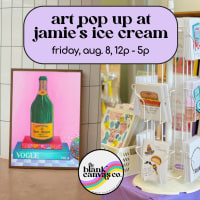 8/8: Art Pop-Up With The Blank Canvas Co. at Jamie's Ice Cream thumbnail