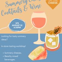 Beachy Favorites! Summery Cheese Tasting with Breezy Drink Sampling thumbnail
