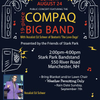 19-Piece Compaq Big Band w/ Vocalist Ed Scheer from Boston's 'The Love Dogs' at FREE Stark Park Summer Concert Series Finale thumbnail