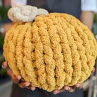 Chunky Hand Knit Pumpkin thumbnail