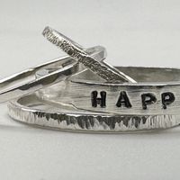 Jewelry Workshop: Create Your Own Hammer-Textured Sterling Silver Rings thumbnail