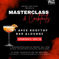 Rum Masterclass & Cocktails on the Rooftop thumbnail