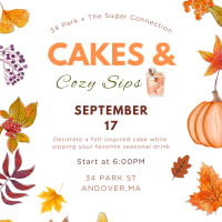 Cakes & Cozy Sips at 34 Park thumbnail