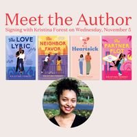 Meet the Author: Kristina Forest thumbnail