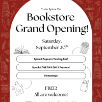 FREE Curio Spice Co Bookstore GRAND OPENING thumbnail