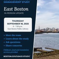 East Boston Coastal Storm Study Update thumbnail