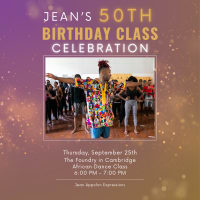 Jean Appolon 50th Birthday Class Celebration: African Dance Class thumbnail