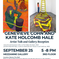 Genevieve Cohn and Kate Holcomb Hale| Artist Talk and Gallery Reception thumbnail