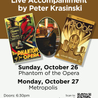 Phantom of the Opera & Live Accompaniment by Peter Krasinski at Hammond Castle Museum thumbnail
