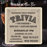 FREE Sunday Night Trivia at Noir Bar! thumbnail