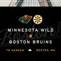Boston Bruins vs. Minnesota Wild thumbnail