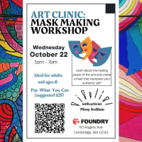 Art Clinic: Mask Making Workshop thumbnail