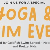 Yoga and Swim Event at Goldfish Swim School Needham thumbnail