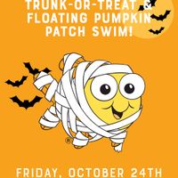 Trunk or Treat and Floating Pumpkin Patch Swim at Goldfish Swim School North Attleboro thumbnail