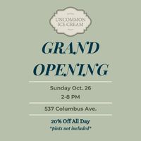 Uncommon Ice Cream Grand Opening Party thumbnail