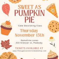 Pumpkin Pie Cake Decorating Class thumbnail