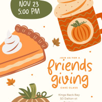 Friendsgiving Cake Decorating Class  thumbnail